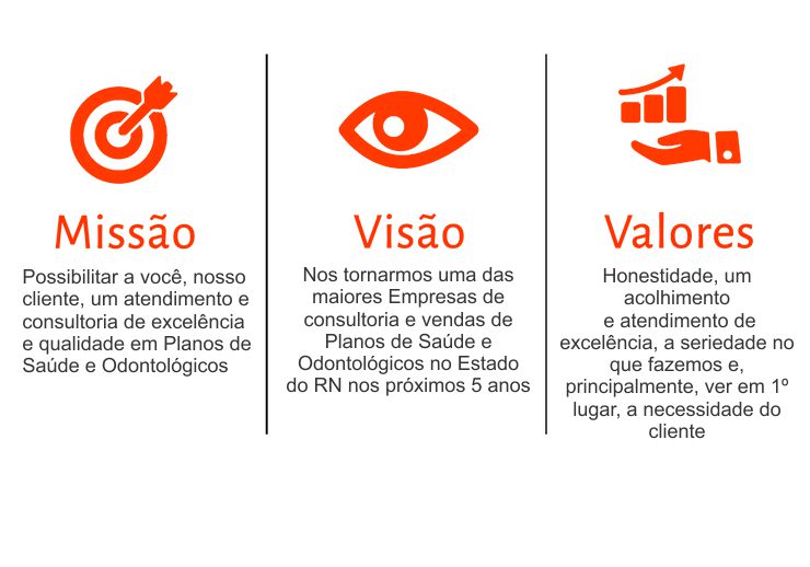 Missao, visao e valores