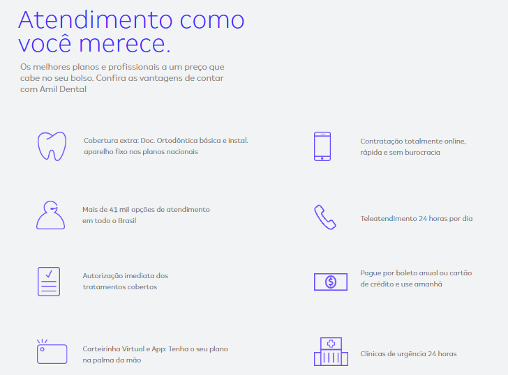 Planos Odontológicos Nacionais e Regionais Amil Dental